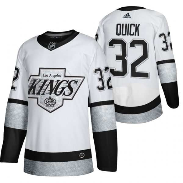 Kinder Los Angeles Kings Eishockey Trikot Jonathan Quick #32 2021-22 3rd Weiß Classic